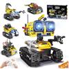 CUBIMANA Tecnologia Robot giocattolo da costruzione per bambini - 5 in 1 App e tecnica di controllo remoto giocattolo da parete, robot da ingegneria/Mech Scorpion, regalo per ragazzi e ragazze a