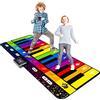 SunLin Tappeto Pianoforte Gigante da 1,8 m per Bambini e Neonati, 24 Tasti, 10 Canzoni Integrate, 8 Suoni di Strumenti, Giocattolo Musicale Regalo per Bambini e Bambine di 3 4 5 6 7 8 9 Anni