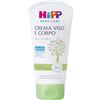HiPP - Baby Care - Crema Idratante Viso e Corpo per Bambini e Neonati, per Pelli Sensibili, con Olio di Mandorle Bio, 1 Pezzo da 75 ml