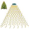 cshare Luci dell'albero di Natale, 2m * 16 linee 400 LED Fairy Lights con 8 modalità di luce, memoria, temporizzazione, impermeabile per 1,5-3M Albero di Natale all'interno e all'aperto- Bianco caldo