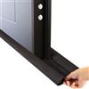 IANTE® Paraspifferi Porta Blindata Ingresso o Porte Interne da 7 a 13 cm, ParaSpifferi Sottoporta Made in Italy, Istruzioni in italiano, Lavabile (Nero)