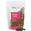 PURELITE Cocoa Drops cioccolato fondente vegan 450g, gocce grandi di cioccolato senza zuccheri aggiunti con eritritolo e stevia, senza retrogusto, attente alle calorie, min. 60% cacao