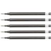 Pilot G2 07 - Ricariche per penna gel, 5 pezzi, colore: nero