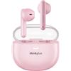 Lenovo ThinkPlus LP1 Pro Cuffie Bluetooth con microfono, cuffie senza fili Bluetooth 5.1, IPX4 impermeabile, tempo di riproduzione 25H (rosa)