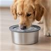 Belle Vous Ciotola Antigoccia - Dosatore Acqua per Cani Grandi e Piccoli - Beverino per Cane e Gatto - Ciotole in Acciaio 2 Litri - Erogatore Anti Gocciolamento Antiscivolo