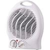 Bakaji Caldobagno Stufa Elettrica Bagno Potenza 2000 Watt Termoventilatore 2 Potenze con Termostato Regolabile e Manico per il Trasporto Dimensione 27 x 23 x 16.5 cm Colore Bianco