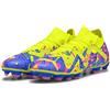 PUMA Future Match Energy Fg/AG, Scarpe da Calcio Unisex-Adulto, Ultra Blu Giallo Alert Rosa Luminoso, 40 EU