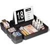 Homhut Organizer Cassetti Plastica, 18 Pezzi, Scatole Plastica Organizer, Contenitori per Cassetti Salvaspazio per Trucchi Cassetti, Cosmetici, Bagno, Cucina, Ufficio, Scrivania