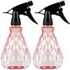 Vwoqiy 2 Pezzi 500 ML Spruzzino Nebulizzatore per Piante, Flaconi Spray, Bottiglie Spray Vuoto Riempibile, Spruzzino Nebulizzatore Flacone per Piante Fiori Giardino (Rosa)