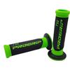 Generico MANOPOLE PROGRIP MOTO SCOOTER 22/25 MM DUAL DENSITY VERDE FLUO 6-732