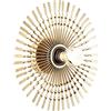 Brilliant Lampada da parete Mendoza, 33 cm, oro, metallo, 1 x A60, E27, 40 W, lampadine normali (non incluse)
