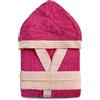 Nada Home Accappatoio Vingi Bambino Bambina Junior in Spugna Cotone 400gr e Cappuccio 5575