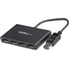 StarTech.com Hub MST DisplayPort a 4 Porte - Adattatore Multi-Monitor DP 1.2 - Sdoppiatore/Splitter Video DisplayPort 1080p per quattro Monitor - DP a 4xDP - Solo Windows (MSTDP124DP)