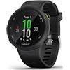 Garmin Forerunner 45, Orologio Smart GPS per la Corsa e Altri Sport Unisex, iPhone/Android, Nero, 42 mm