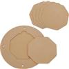 PH PandaHall Mazza Interna per Tornio, Tagliere Portatile in Argilla con 6 Pezzo di Cuscinetti Esagonali, Mazze da Lancio di Argilla Rotonde e Piatte per Realizzare Ceramiche, 30cm