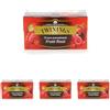Twinings, Tè Nero ai Quattro Frutti Rossi, Aromatizzato alla Ciliegia, Ribes Rosso, Lampone e Fragola, Infusi e Tisane, Confezione da 100 Filtri