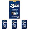 Perugina BACI PERUGINA Assortito Cioccolatini ripieni al Gianduia, Scatola 200g (Confezione da 4)