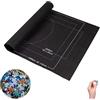 Mikiuly Tappeto Puzzle,Tappetino Puzzle Feltro,Tappeto Puzzle Bambini Adulti,Fino a 1500 Pezzi,Portatile Puzzle Roll Mat,Puzzle Roller,Tappetino per puzzle in Feltro,Adatto per Conservare i Puzzle (Nero)