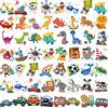 HOWAF Tatuaggi Temporanei per Bambini, 96 Dinosauro Pirata Calcio Macchina Animale Tatuaggi Set, Finti Tatuaggi per Bambina Ragazzi, Tattoo Bambini per Feste di Compleanno Regalo Giocattolo