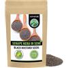 Alpi Nature Semi di Senape Nera Marrone 250g, Semi di Senape Nera Marrone da 1-2mm