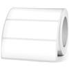 FINDAT Etichette Termiche Bianche 76 X 25 mm Rotolo Vinile Impermeabile Stampabile Adesivi Termici per Ufficio Designs Codice a Barre Spedizione 500 pezzi.