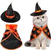KufaerBeam Pet Halloween Costume, Mantello da Vampiro per Cane Gatto, Scialle di Halloween Animali, per Cani di Piccola Taglia e Gatto, Adatto per Halloween, Natale, Cosplay Decorazione