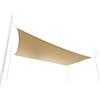 Avilia Tenda a Vela Ombreggiante Quadrata Beige 3 x3 m - Protezione UV, Impermeabile e Antivento per Giardino, Terrazza e Balcone - Parasole Tessuto Traspirante in Poliestere - Montaggio Facile e Veloce