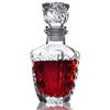 anso Decantatore in vetro cristallo per whisky, dispenser per bottiglie di liquore, vino, vodka (250 ml)