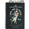 Grupo Erik Nightmare Before Christmas Quaderno Appunti A5 | Taccuino con Anelli, Diario Personale, Bullet Journal, 4 Separatori, Copertina Morbida, 160 Pagine, Puntinato, Regalo Disney