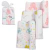 Interbaby MN018, Pack 3 Garze Di Cotone Disney Minnie Mouse - 100 g