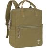 LÄSSIG Zaino fasciatoio Zaino partner per genitori e bambini con fasciatoio e attacco per carrozzina/Little One & Me Square Backpack Big GOTS olive