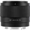 Viltrox AF 40mm f/2.5 E Lens (Sony E)