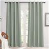 KGORGE Tende Verde Salvia Oscuranti per Soggiorno Moderne 2 Pezzi L 140 x A 220 CM Tenda Oscurante per Salotto Curtains Termiche Cameretta Bambini con Anelli