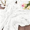 AUAUY 2PZ Runner Garza da Formaggio, 90x300cm Bianco Runner Tavola in Tulle