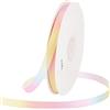 PH PandaHall 50 Iarda Nastro di Raso Arcobaleno Nastro di Raso Colorato, 10mm Nastri Colorati Stoffa Regali per Confezione Regalo Fiocchi Bouquet Decorazione Natale Artigianato Fai da Te