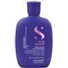 Alfaparf Semi di Lino Anti-Yellow Low Shampoo 250ml - Shampoo Anti-Giallo per Capelli Biondi e Silver