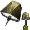 Generico Lampada Da Tavolo Per Bottiglia Senza Fili - Lampada A LED Per Bottiglia Di Vino A Lunga Durata Con 3 Modalità | Lampada Da Bottiglia Di Vino A LED Con Paralume | Lampada Da Con Attenuazione