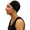 Softee Cuffia da Piscina Junior in Poliestere - Nero/Bianco