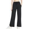 baleaf Pantaloni da yoga a gamba larga da donna con tasche pantaloni a gamba dritta pantaloni della tuta a vita alta pantaloni larghi per controllo della pancia, Nero , L
