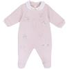 Chicco Tutina Con Apertura Patello, In Ciniglia, Pigiama Bimba 0-24, Bianco, 6 mesi