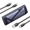 UGREEN Custodia SSD M.2 NVMe & SATA, Case SSD M.2 PCIe NGFF USB C 3.2 Gen 2 10Gbps per M-Key e B&M-Key 2230/2242/2260/2280, Compatibile con 970 Evo Plus, 760P ecc