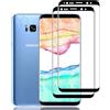 HXL Vetro Temperato Samsung Galaxy S8 Plus Full Screen 3D Pellicole Protettive Display, Caso Amichevole, da Bordo a Bordo, Senza Bolle, Anti-Graffio, Sensibile al Tatto, 2+2 Pack