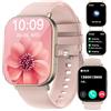 Fitoncloud Smartwatch Uomo Donna con Chiamate, 2,01 Orologio Fitness con Monitoraggio della SpO2/Sonno/Frequenza Cardiaca, 120+ Modalità Sportive, Impermeabile IP67 Smart Watch per iOS/Android, Rosa