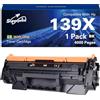 Superprint 139X Toner nero (con chip), compatibile con HP 139A W1390A cartuccia toner LaserJet Pro 3002dn 3002dw, MFP 3102fdn 3102fdw (Jumbo, 4000 pagine)