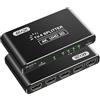 IVIVTOR HDMI Splitter 1 in 4 out - 4K sdoppiatore hdmi per 4 monitor supporta HDCP 3D UHD 1080P compatibile con Laptop pc DVD HDTV console di gioco - Solo specchio non estendere