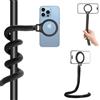REYGEAK Supporto Magnetico Flessibile per Smartphone, Treppiede per Magsafe iPhone 15/14/13/12 Pro Max Plus, Supporto Flessibile per Tubo Bici, Morsetto per Manubrio con Viti 1/4 per Insta360 X4