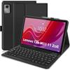 TENGWUDZ Tastiera Custodia per Lenovo Tab M11 2024 11 (TB330XU/TB330FU) Italiano QWERTY Tastiera Custodia Tablet per Lenovo M11,Tastiera con Supporto Pen per Lenovo M11 Tablet 2024-Nero (Nero)