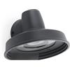 FARO BARCELONA BRONX APLIQUE GRIS OSCURO 1XGU10 MAX 8W