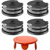 JAMSSOW 4 Bobine Tagliaerba Compatibili con Bosch F016800351,Filo Tagliabordi Bobine Adatto per Bosch Art 30-36 L1, AdvancedGrassCut36, Art 24/27/30/24+/27+/30+(4 Bobine + 1 Tappo)