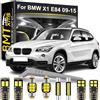 BMT xms 18pz Kit di Luci LED per Interni per BMW X1 E84 2009-2015, Lampadine LED per Interni Auto e Camion 6000K Bianco Luminoso
